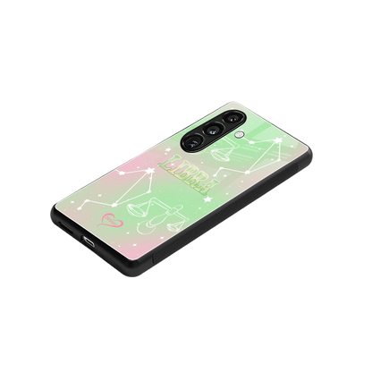 Libra Aura stylish phone case for samsung galaxy s24 | glossy glass and slim fit