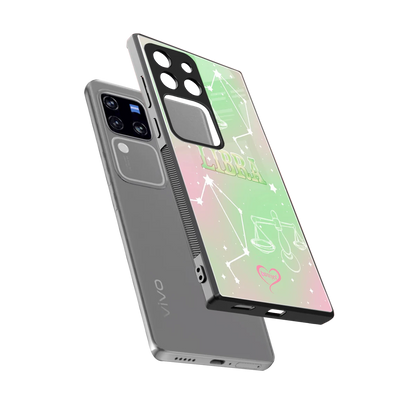Libra Aura sleekvivo v30 pro cover with tempered glass back and TPU edges