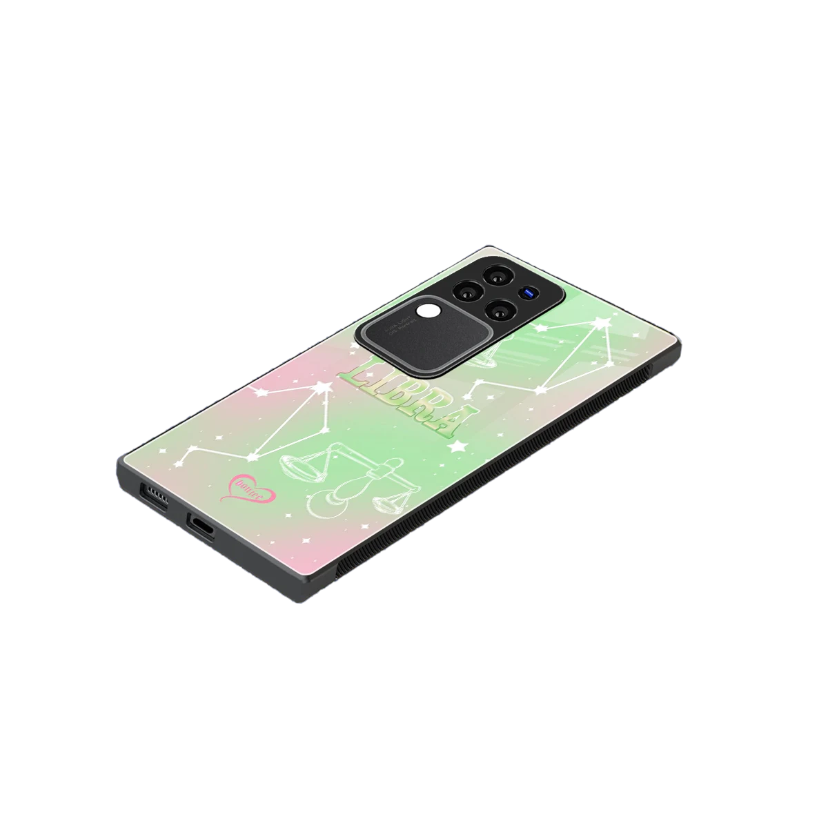 Libra Aura stylish phone case forvivo v30 pro | glossy glass and slim fit