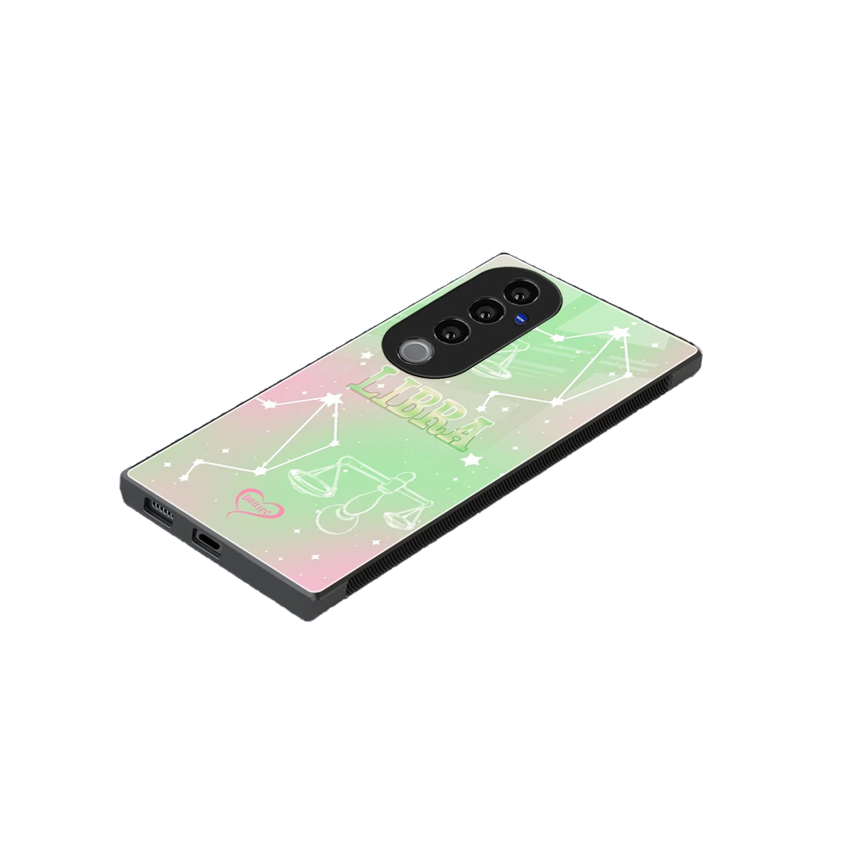 Libra Aura stylish phone case for vivo v40 pro | glossy glass and slim fit