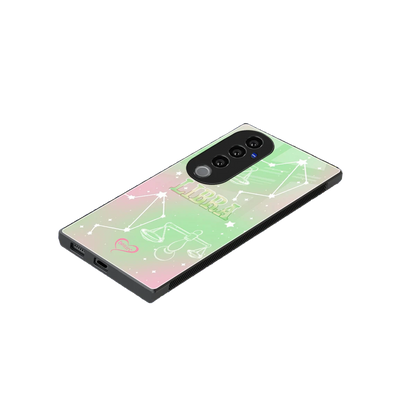 Libra Aura stylish phone case for vivo v40 pro | glossy glass and slim fit