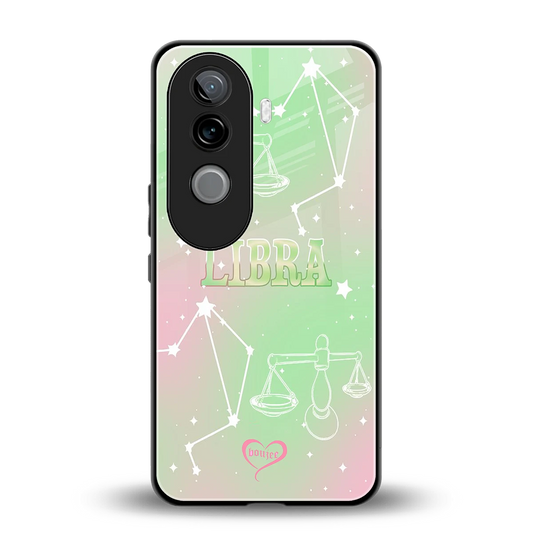 Libra Aura back phone cover | glass case for vivo v40e