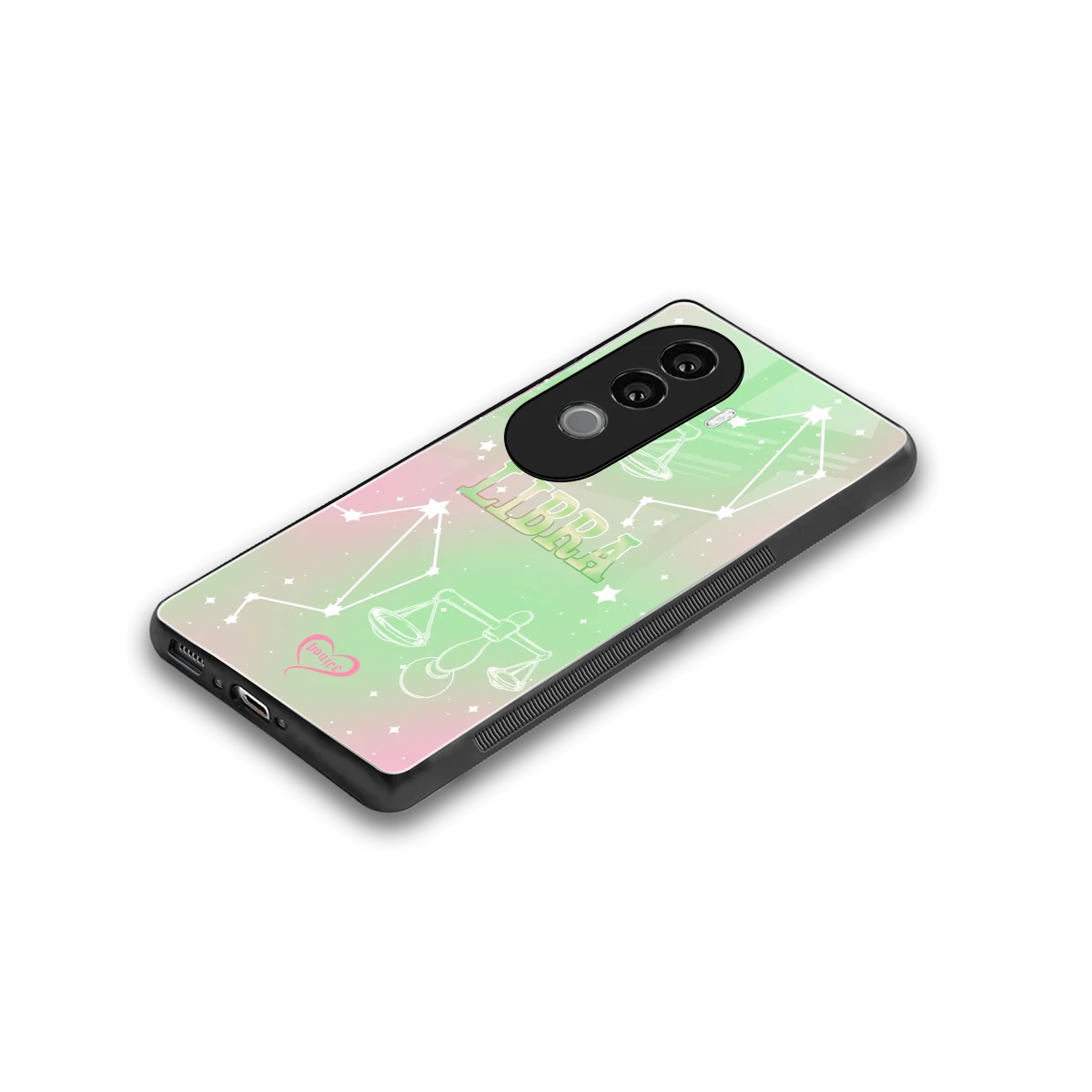 Libra Aura stylish phone case for vivo v40e | glossy glass and slim fit
