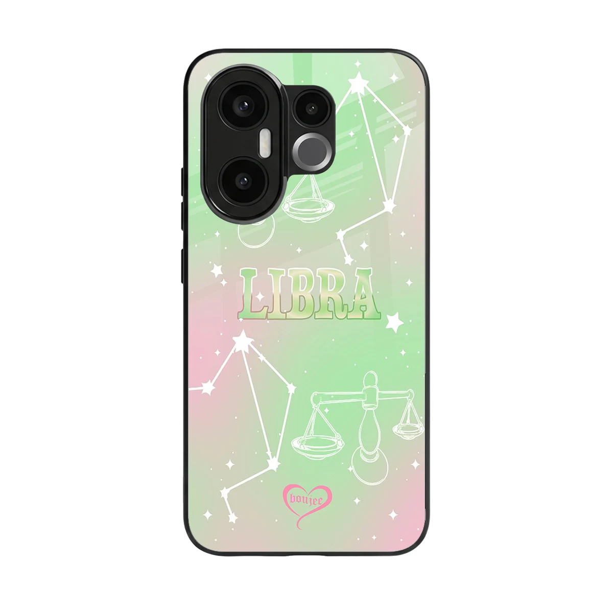 Libra Aura back phone cover | glass case for vivo x200 fe