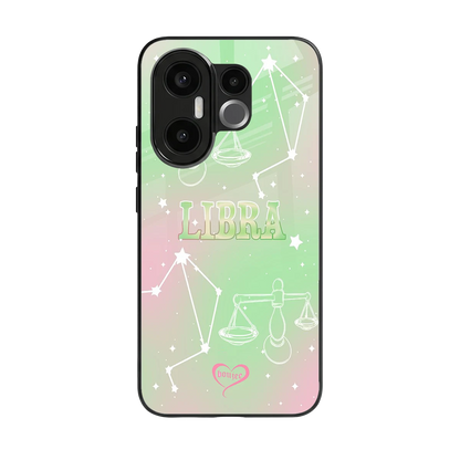 Libra Aura back phone cover | glass case for vivo x200 fe