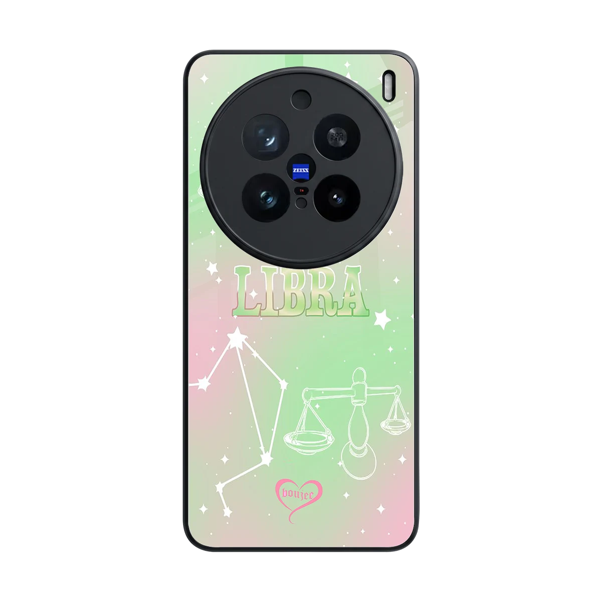 Libra Aura back phone cover | glass case for vivo x200 pro
