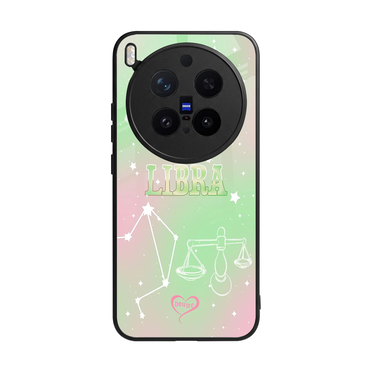 Libra Aura back phone cover | glass case for vivo x300 pro