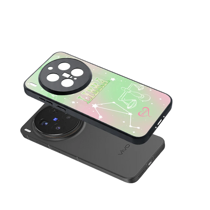 Libra Aura sleek vivo x300 pro cover with tempered glass back and TPU edges