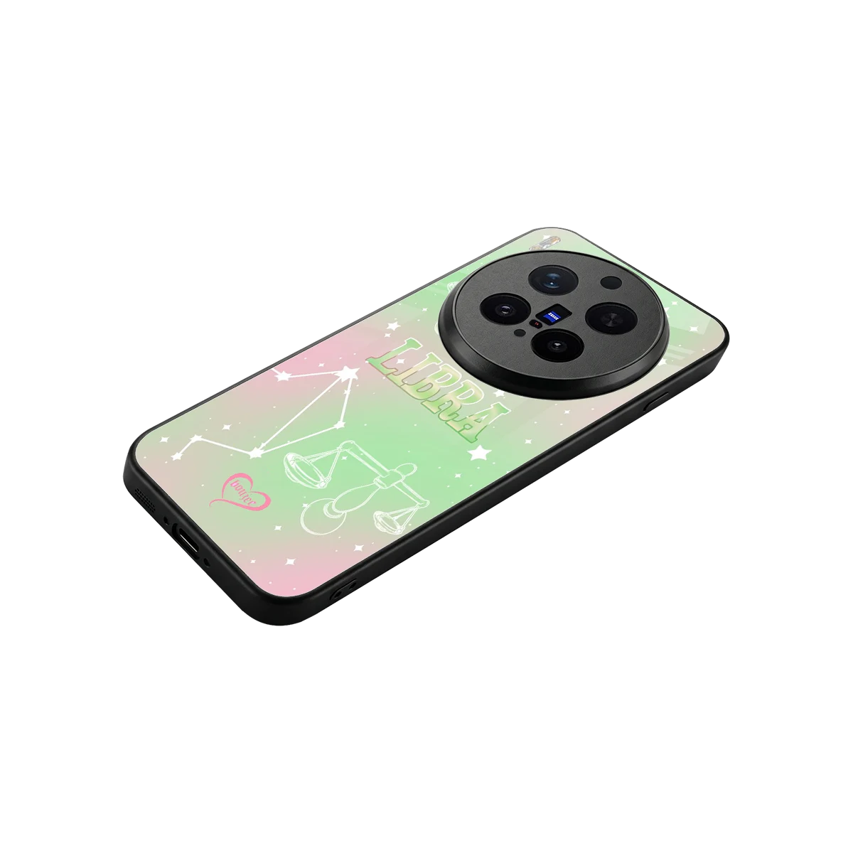 Libra Aura stylish phone case for vivo x300 pro | glossy glass and slim fit