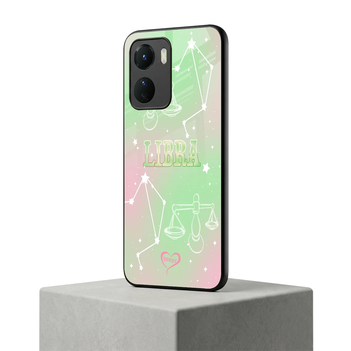 Libra Aura vivo y16 mobile cover | shockproof glass phone case