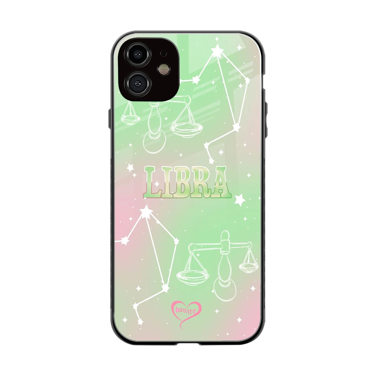 Libra Aura back phone cover | glass case for iphone 11