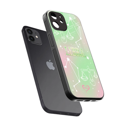 Libra Aura sleek iphone 11 cover with tempered glass back and TPU edges