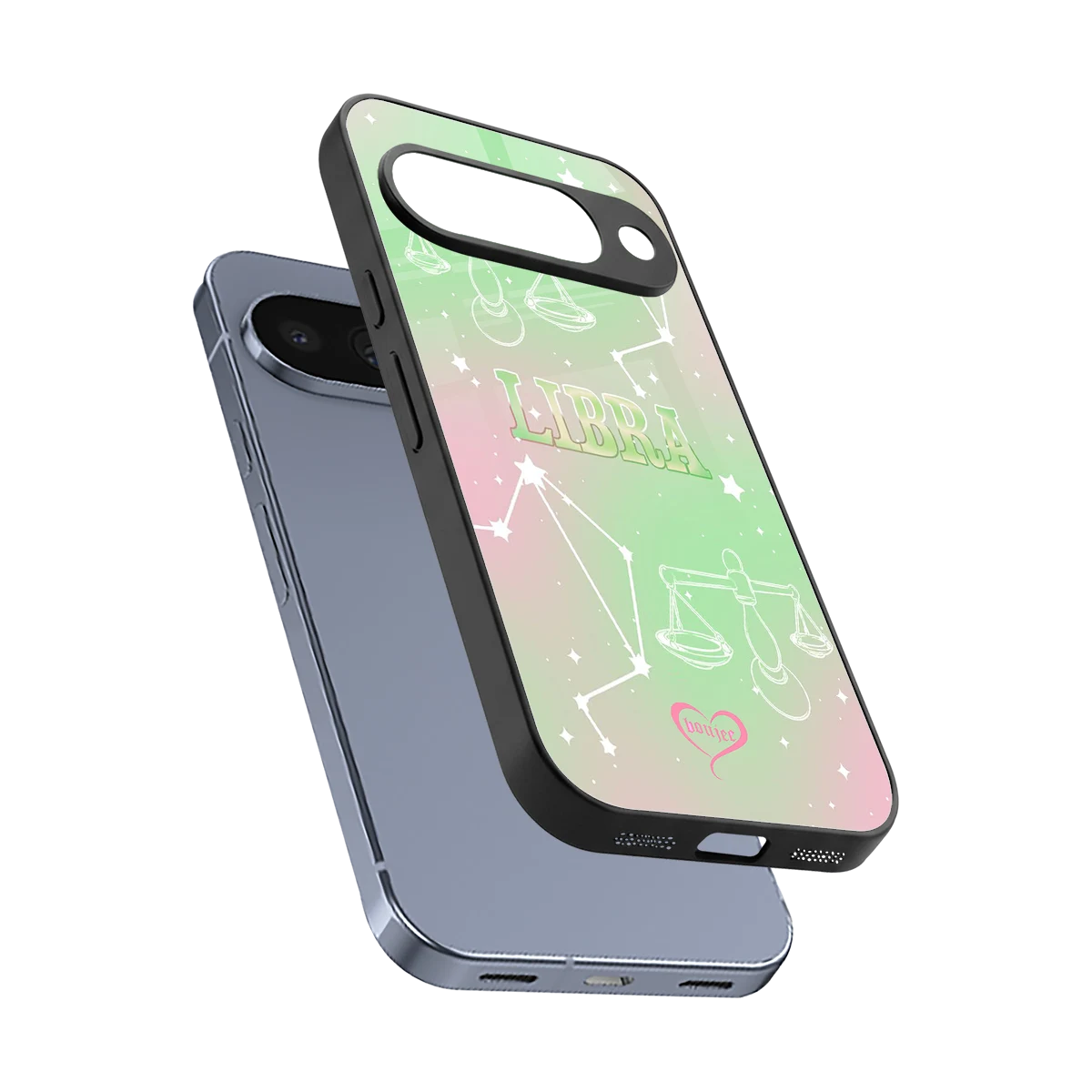 Libra Aura sleek google pixel 10 cover with tempered glass back and TPU edges