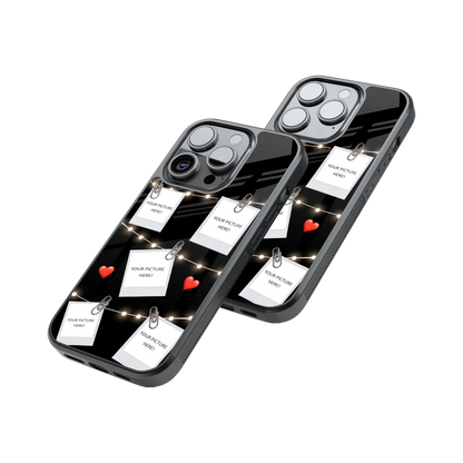 Polaroid Personalised Glass Phone Case