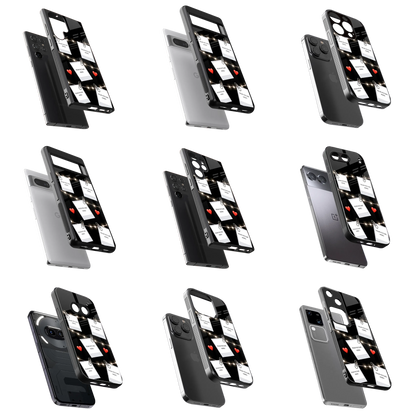 Polaroid Personalised Glass Phone Case