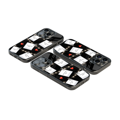 Polaroid Personalised Glass Phone Case