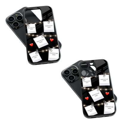 Polaroid Personalised Glass Phone Case