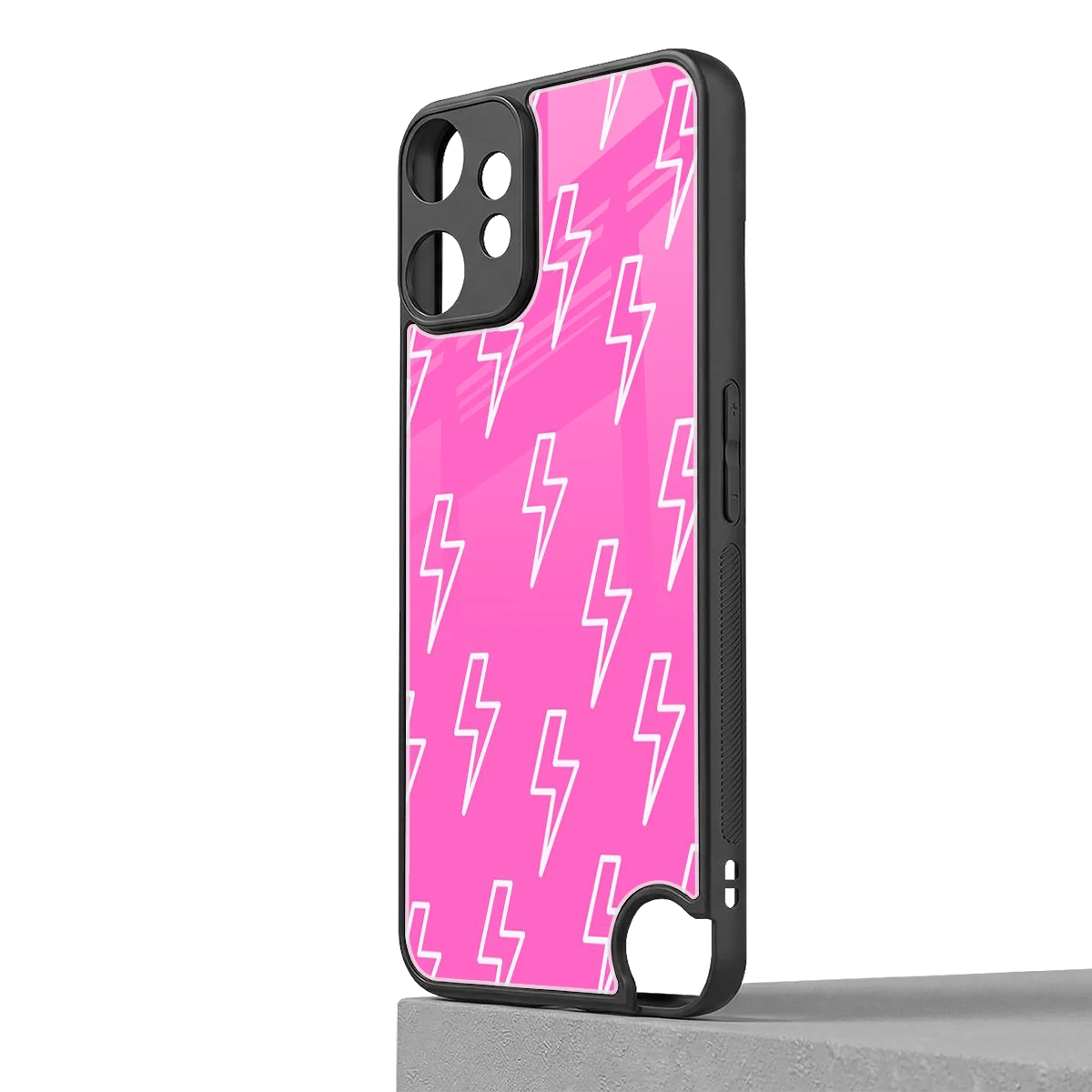 Lightning Pink cmf nothing phone 2 pro mobile cover | shockproof glass phone case