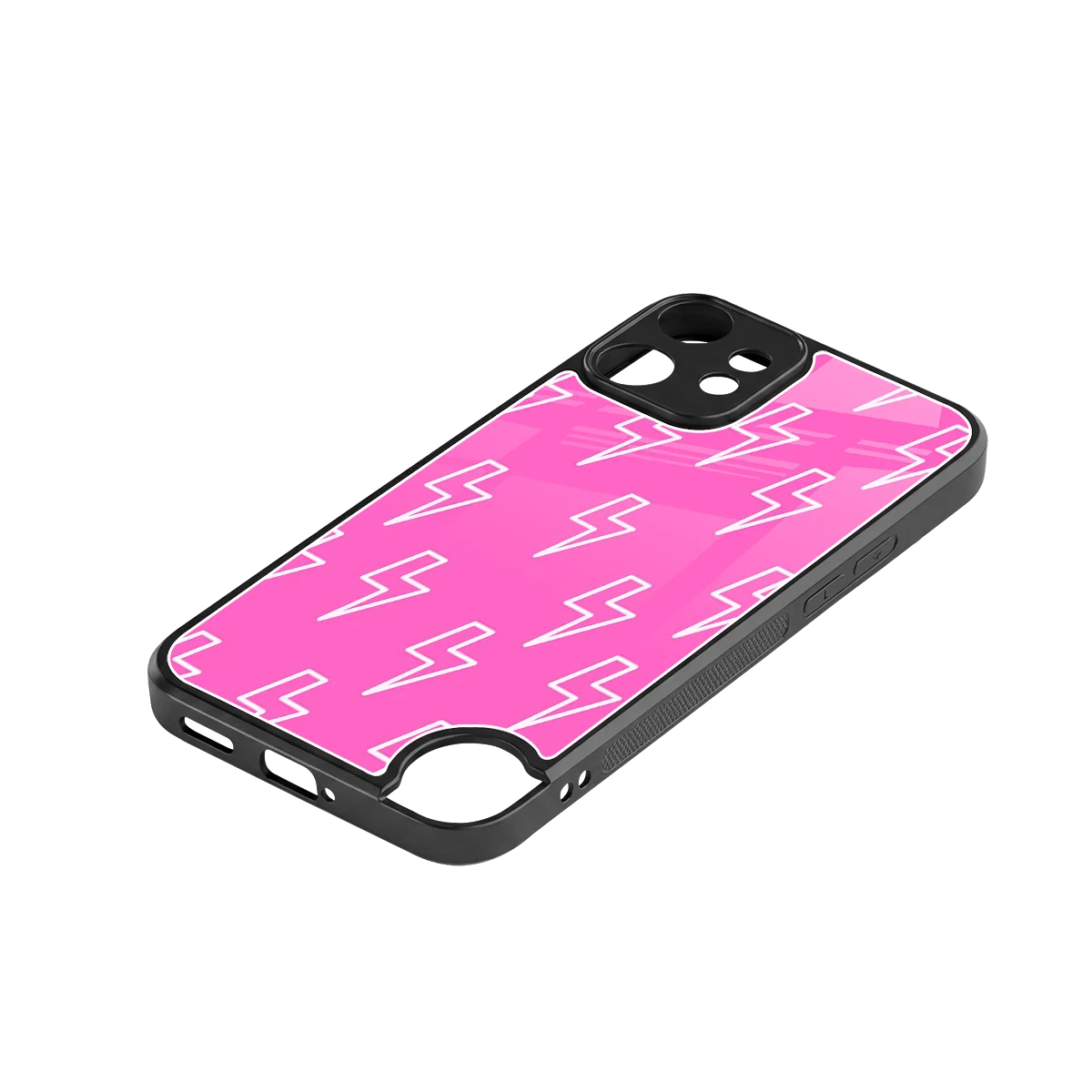 Lightning Pink stylish phone case for cmf nothing phone 2 pro | glossy glass and slim fit