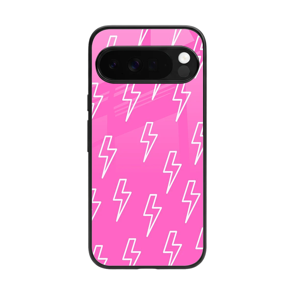 Lightning Pink back phone cover | glass case for google pixel 10 pro xl