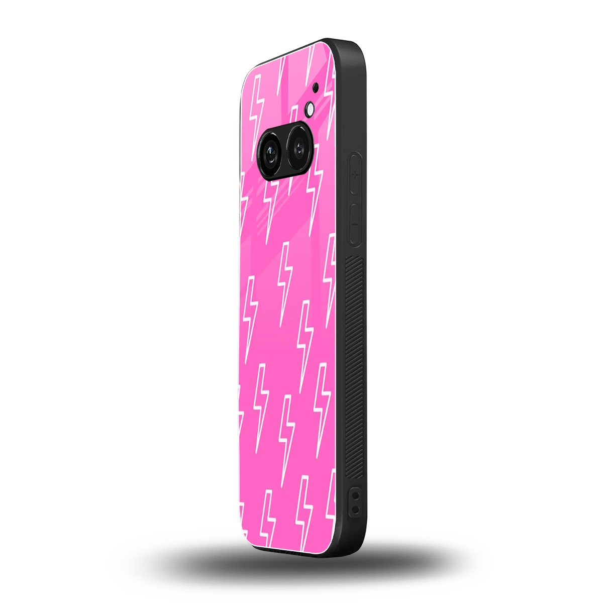 Lightning Pink nothing phone 2a plus mobile cover | shockproof glass phone case