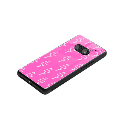 Lightning Pink stylish phone case for nothing phone 2a plus | glossy glass and slim fit