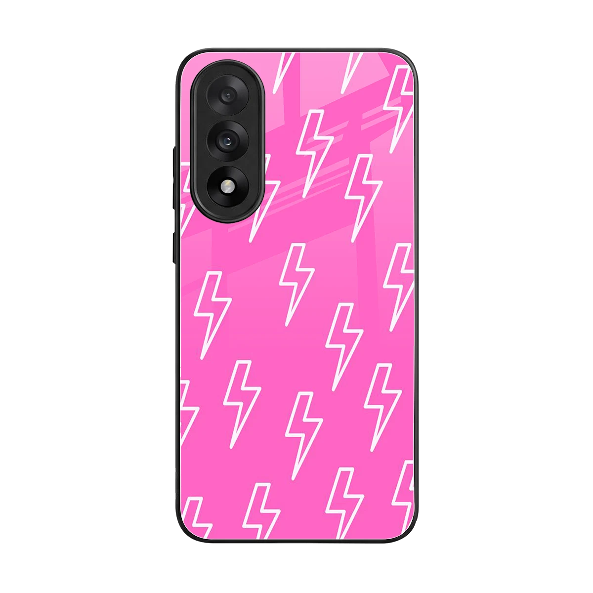 Lightning Pink back phone cover | glass case for oneplus nord 5