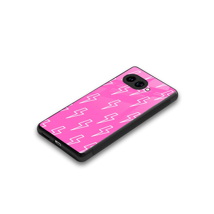 Lightning Pink stylish phone case for google pixel 10a | glossy glass and slim fit