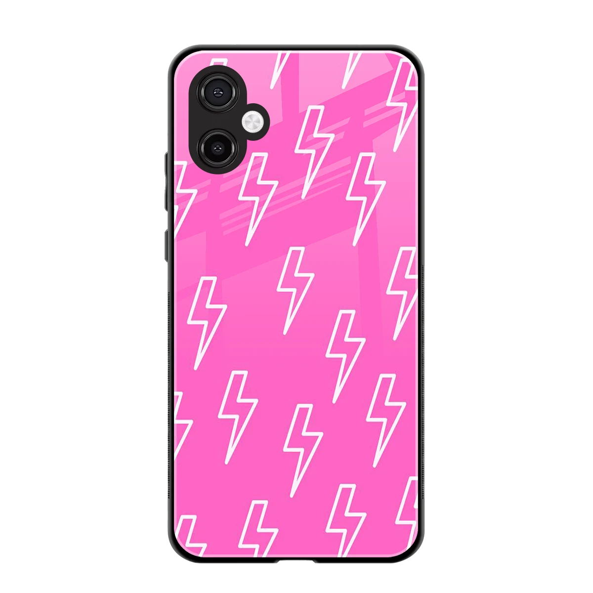 Lightning Pink back phone cover | glass case for samsung galaxy a06 5g