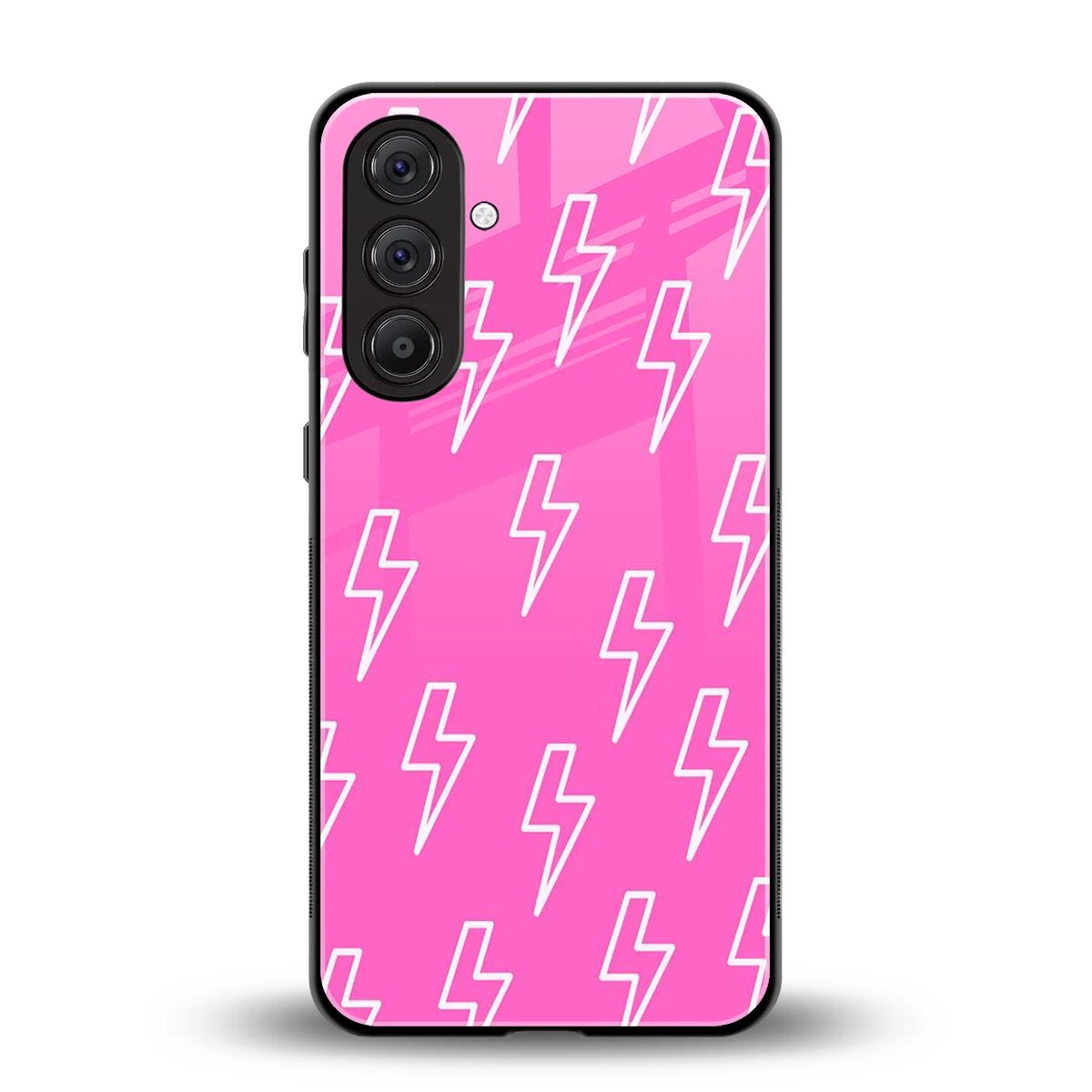Lightning Pink back phone cover | glass case for samsung galaxy a37 5g