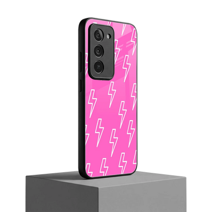 Lightning Pink redmi 15 5g mobile cover | shockproof glass phone case
