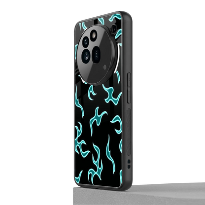 Lil Flames Black Blue nothing phone 3a pro mobile cover | shockproof glass phone case