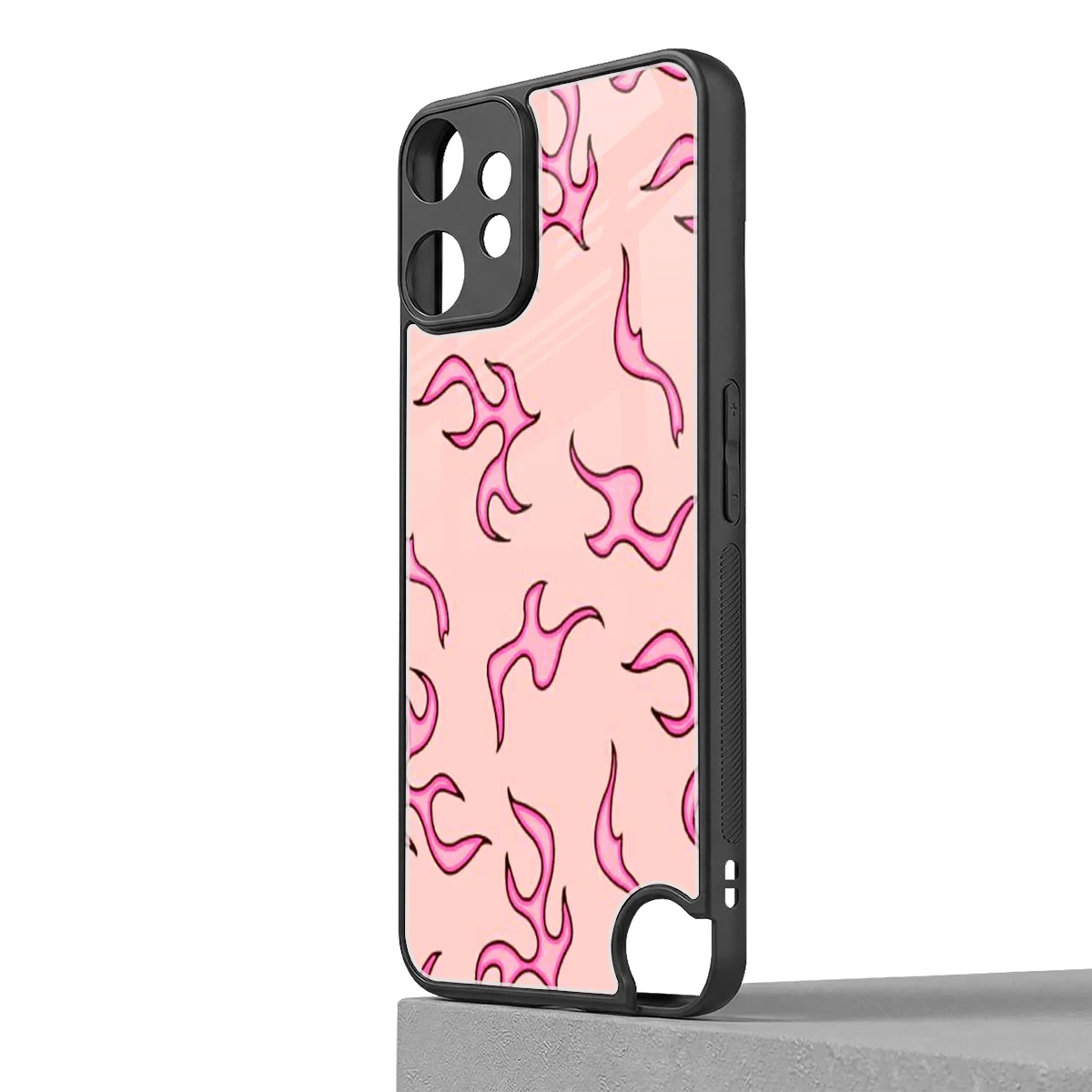 Lil Flames Pink cmf nothing phone 2 pro mobile cover | shockproof glass phone case