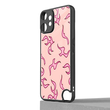 Lil Flames Pink cmf nothing phone 2 pro mobile cover | shockproof glass phone case