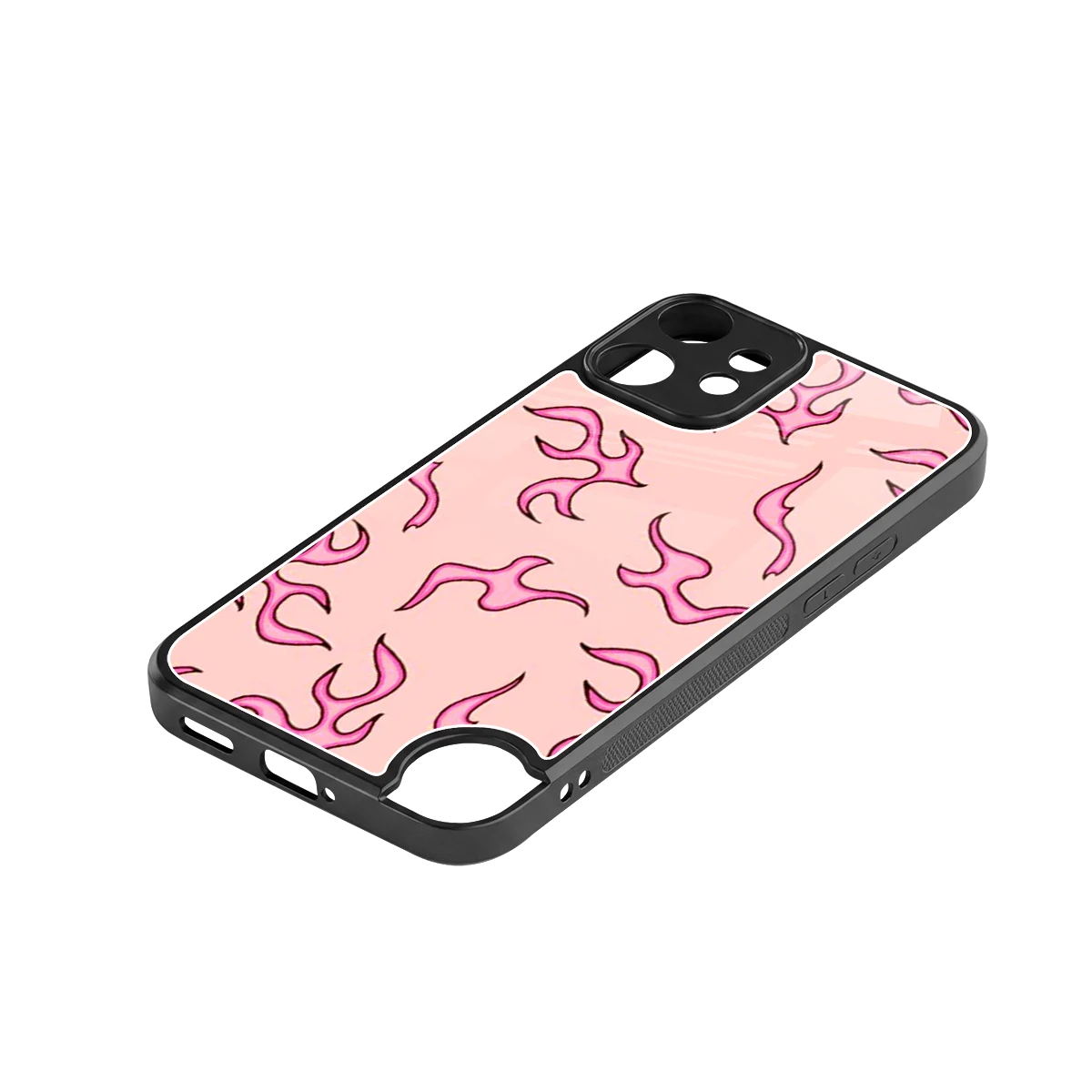 Lil Flames Pink stylish phone case for cmf nothing phone 2 pro | glossy glass and slim fit