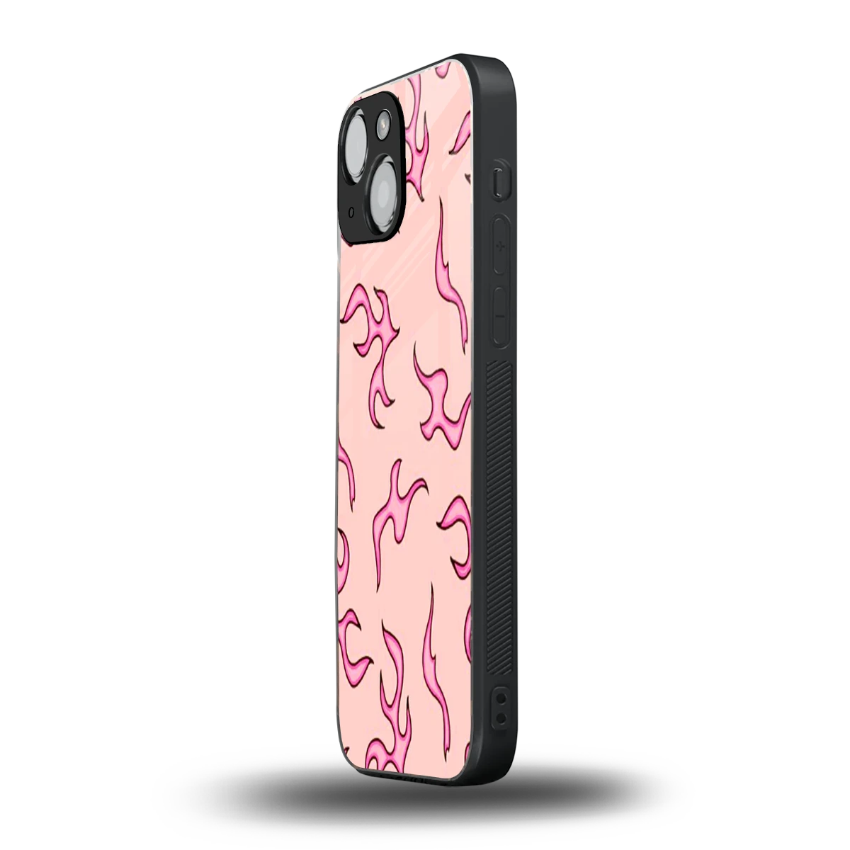 Lil Flames Pink iphone 13 mini mobile cover | shockproof glass phone case