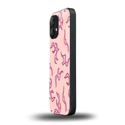 Lil Flames Pink nothing phone 2 mobile cover | shockproof glass phone case