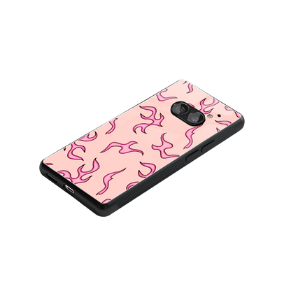 Lil Flames Pink stylish phone case for nothing phone 2a plus | glossy glass and slim fit