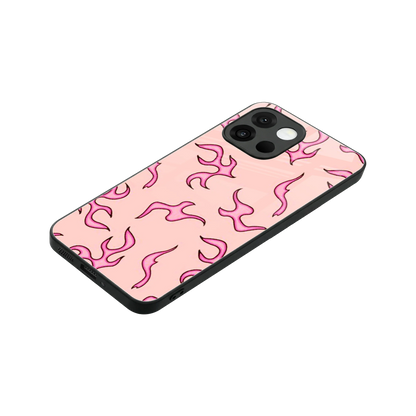 Lil Flames Pink stylish phone case for oneplus 13s | glossy glass and slim fit