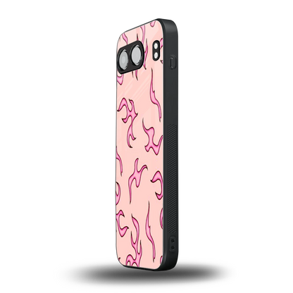 Lil Flames Pink oneplus nord 4 mobile cover | shockproof glass phone case