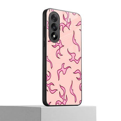 Lil Flames Pink oneplus nord 5 mobile cover | shockproof glass phone case