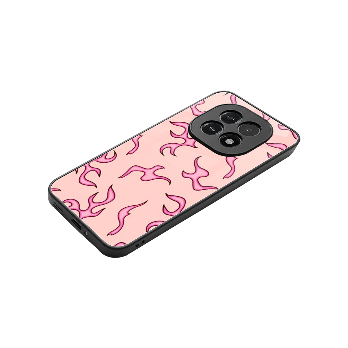 Lil Flames Pink stylish phone case for oppo f29 5g | glossy glass and slim fit