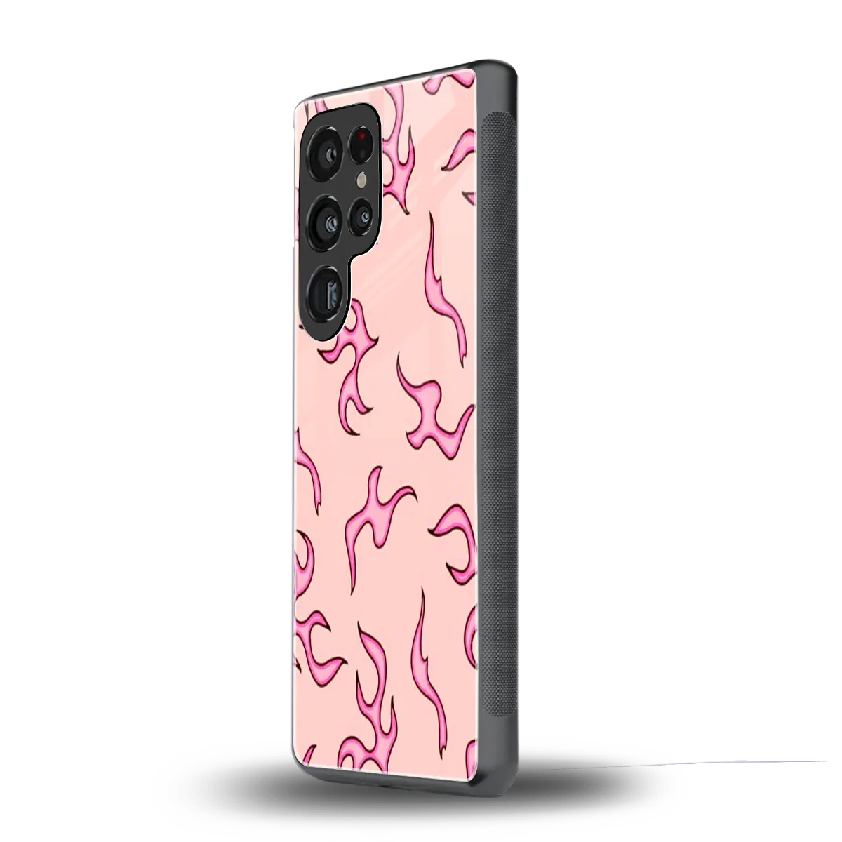 Lil Flames Pink samsung galaxy s26 ultra mobile cover | shockproof glass phone case