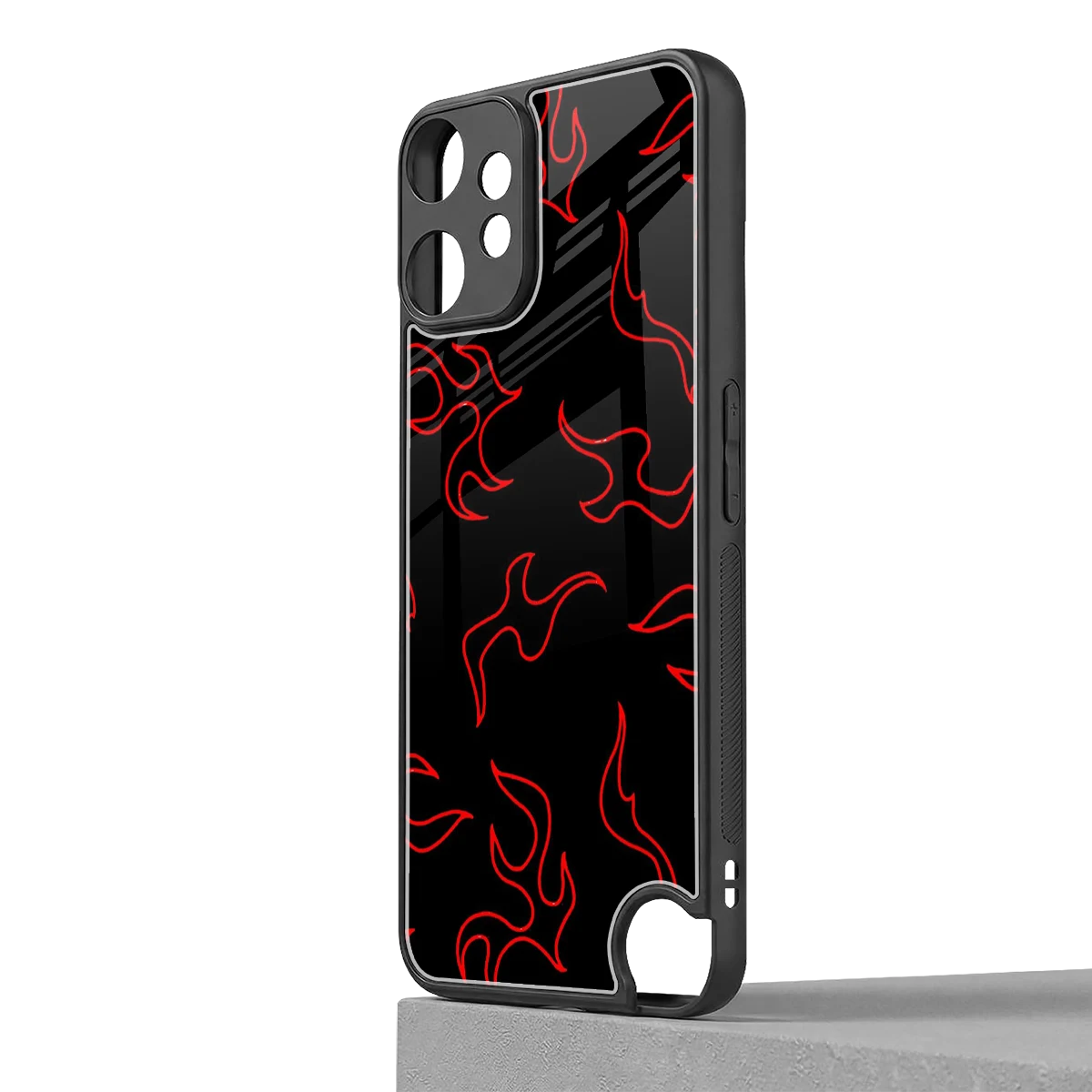 Lil Flames Red cmf nothing phone 2 pro mobile cover | shockproof glass phone case