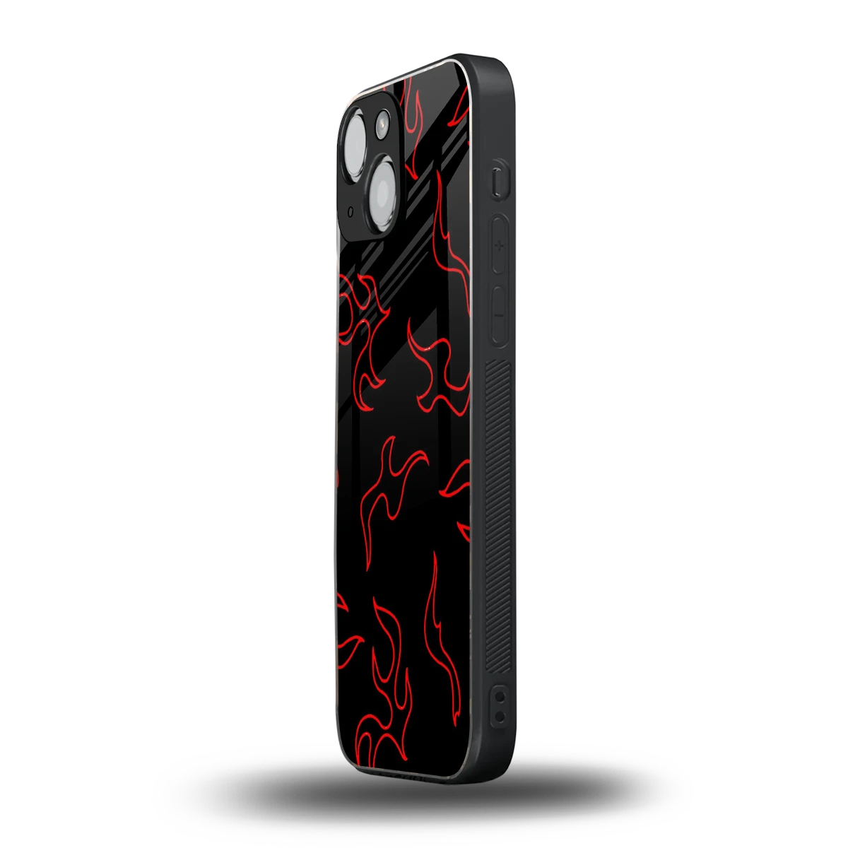 Lil Flames Red iphone 12 mini mobile cover | shockproof glass phone case