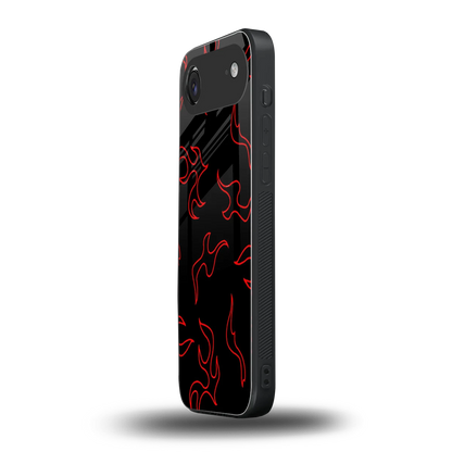 Lil Flames Red iphone air mobile cover | shockproof glass phone case