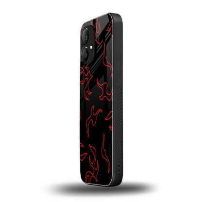 Lil Flames Red nothing phone 1 mobile cover | shockproof glass phone case
