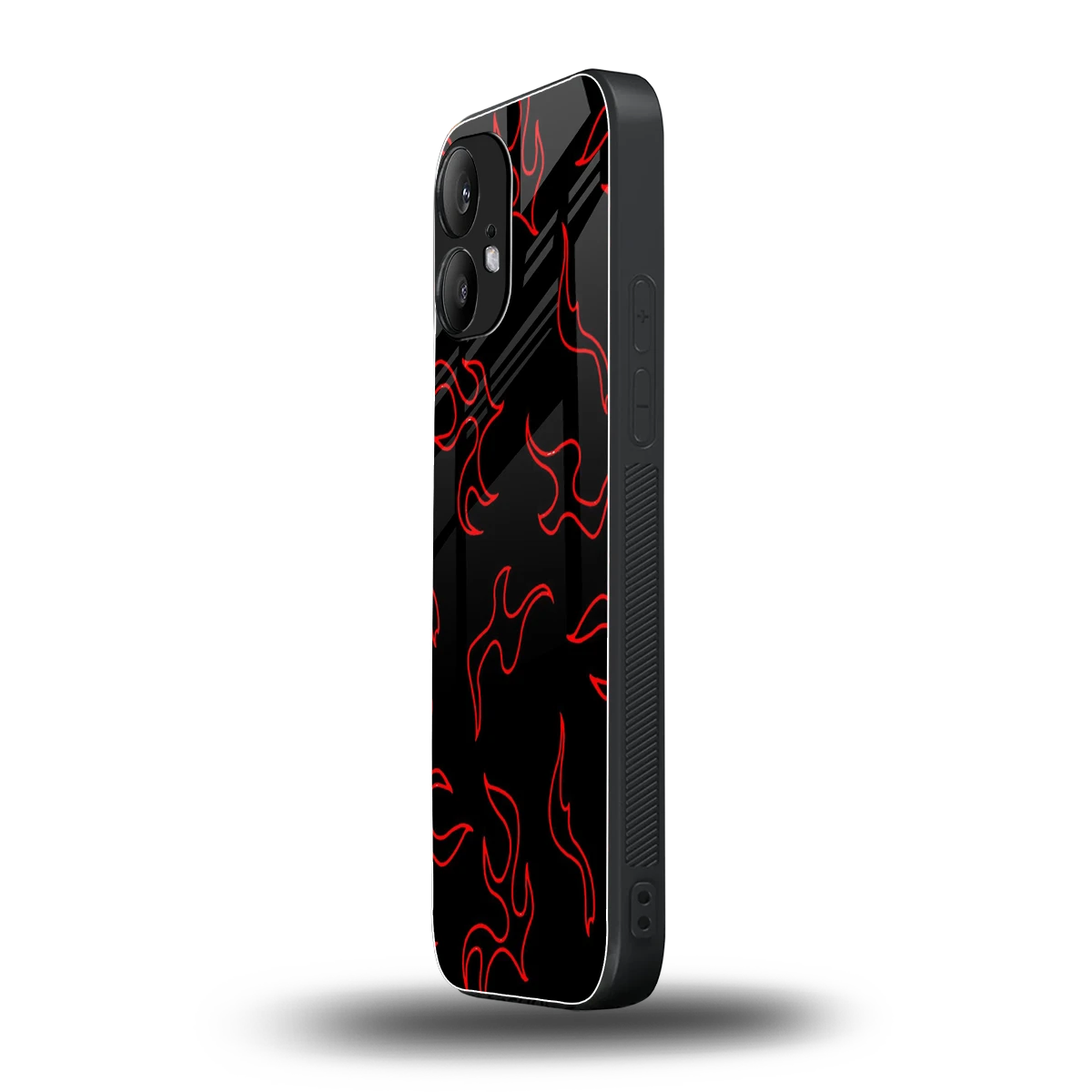 Lil Flames Red nothing phone 2 mobile cover | shockproof glass phone case