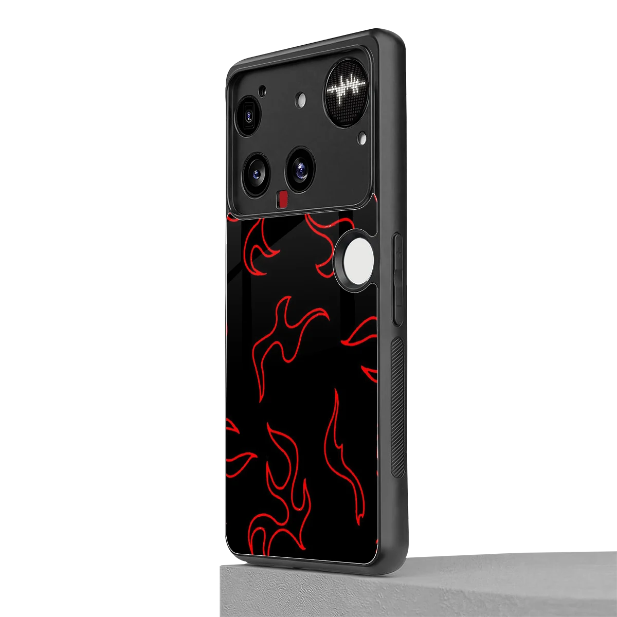 Lil Flames Red nothing phone 3 mobile cover | shockproof glass phone case