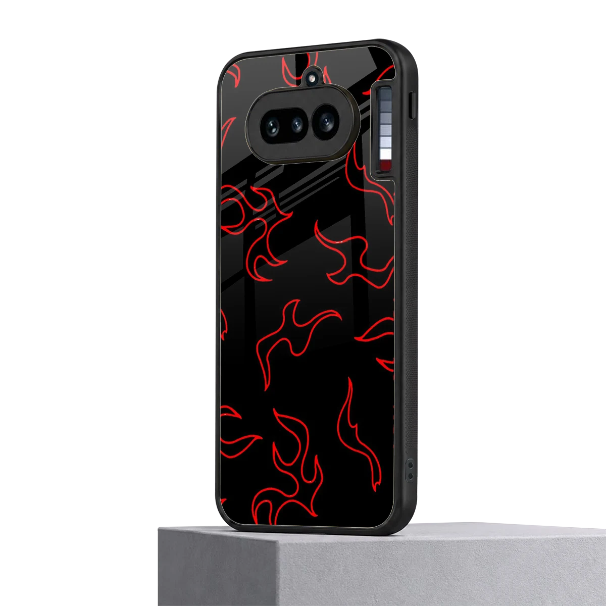Lil Flames Red nothing phone 4a mobile cover | shockproof glass phone case